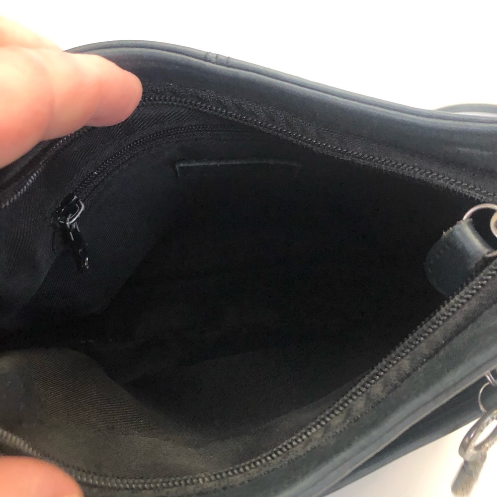 Fossil black leather crossbody - Picture 7 of 7